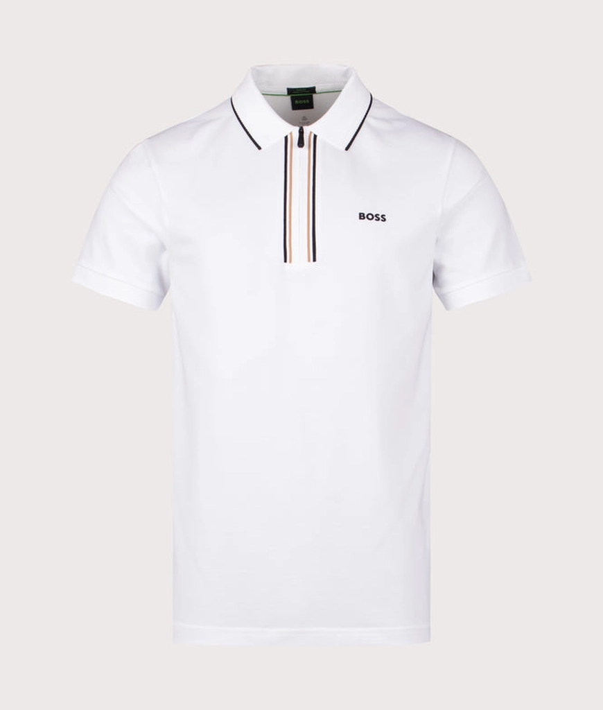 Hugo Boss Mens Zip Neck Philix Polo Shirt